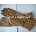 Winter professional yellow leather gloves in China